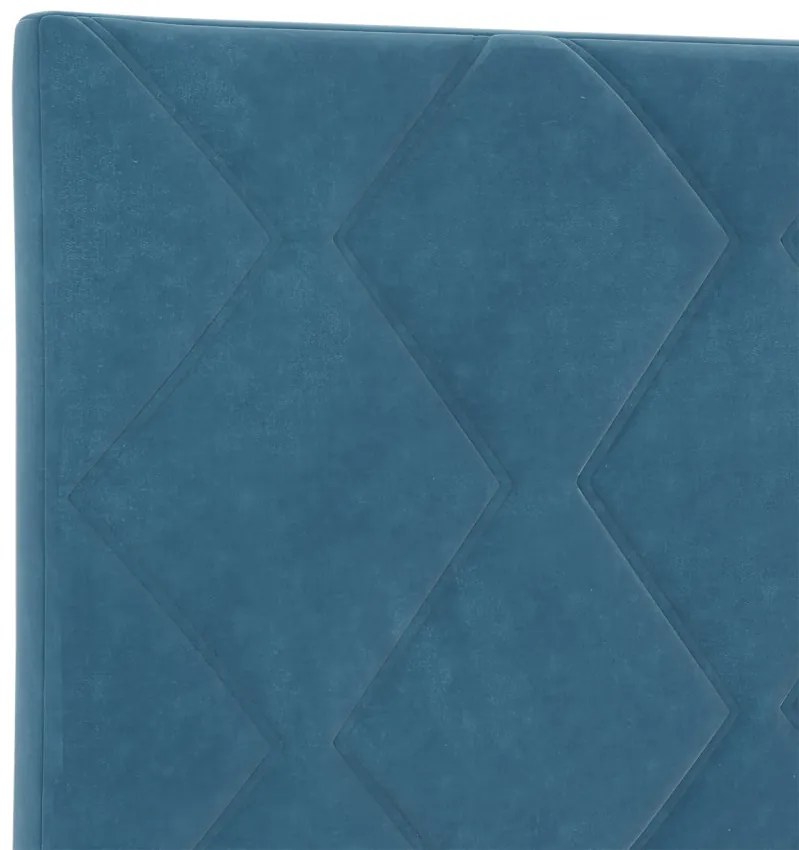 LED Fejtámla LED -es lámpákkal Sötétkék 80 cm Bársony