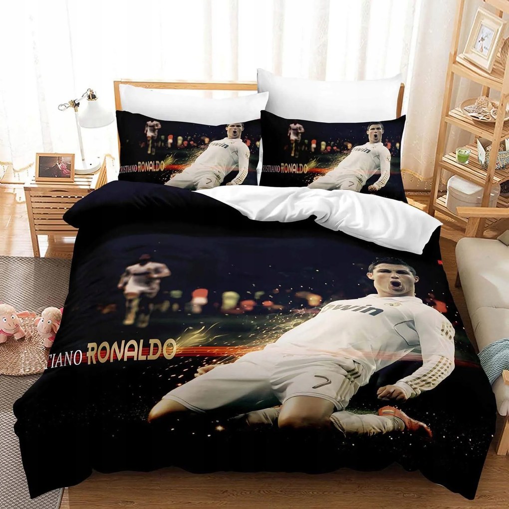 Komplett Ágynemű Cristiano Ronaldo 3D nyomtatással 160x200 cm
