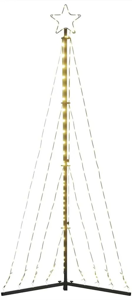 meleg fehér LED karácsonyfa 339 LED 187 cm