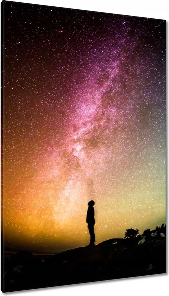 Vászonkép 80x120 Tejút Galaxis