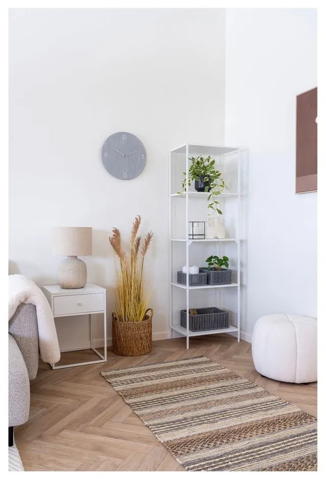 Fehér buklé puff Paisley – House Nordic