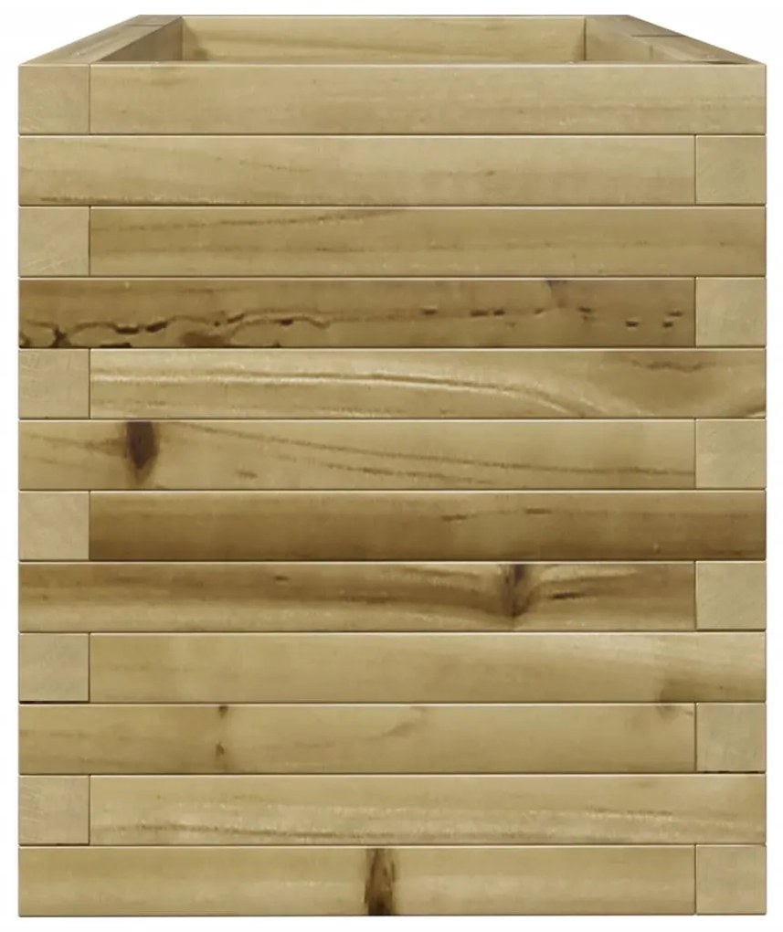 impregnált fenyőfa kerti virágláda 90 x 40 x 45,5 cm