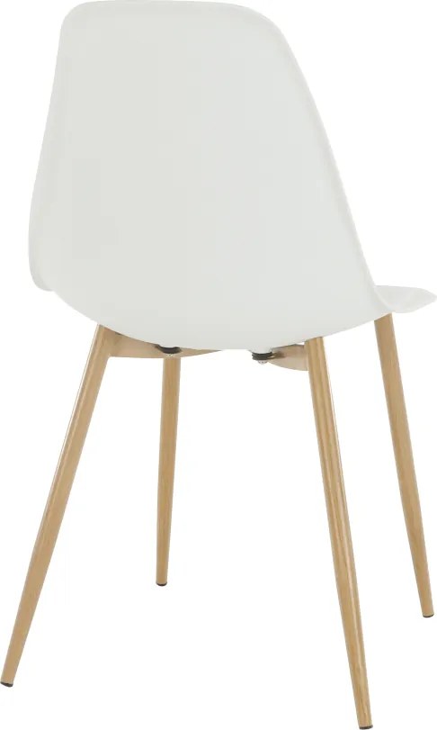 Szék, fehér/natúr, SINTIA