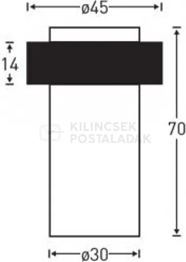 Ajtóütköző NOWD rozsdamentes