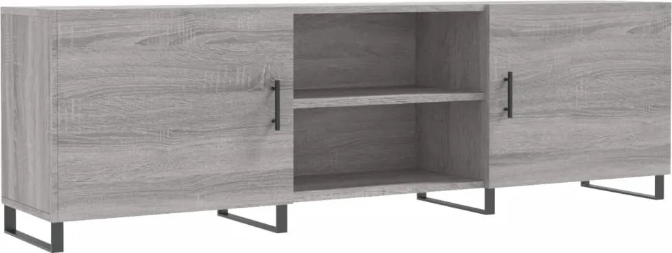vidaXL szürke sonoma színű szerelt fa TV-szekrény 150x30x50 cm
