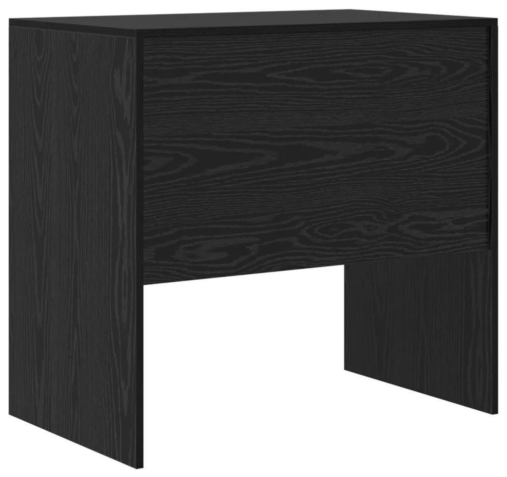 Íróasztal Fekete Tölgy 80x50x76 cm Mérnöki fa