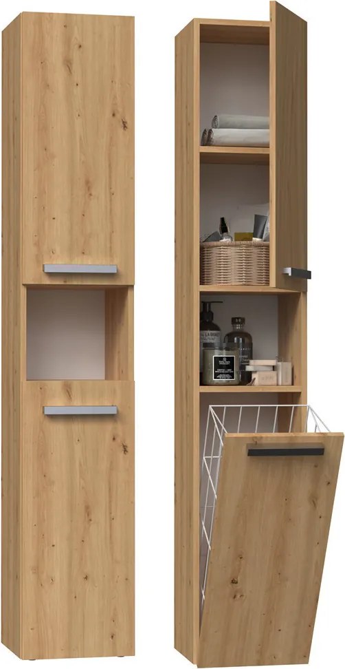 Nel III fürdőszoba szekrény, tölgy