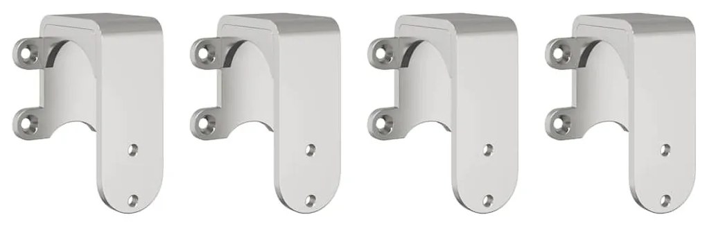 ezüstszínű rozsdamentes acél tolóajtó fémszerelék készlet 200cm