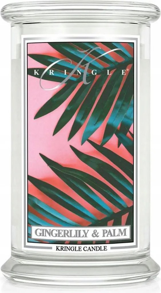Nagy gyertya Gingerlily &amp; Palm Kringle Candle