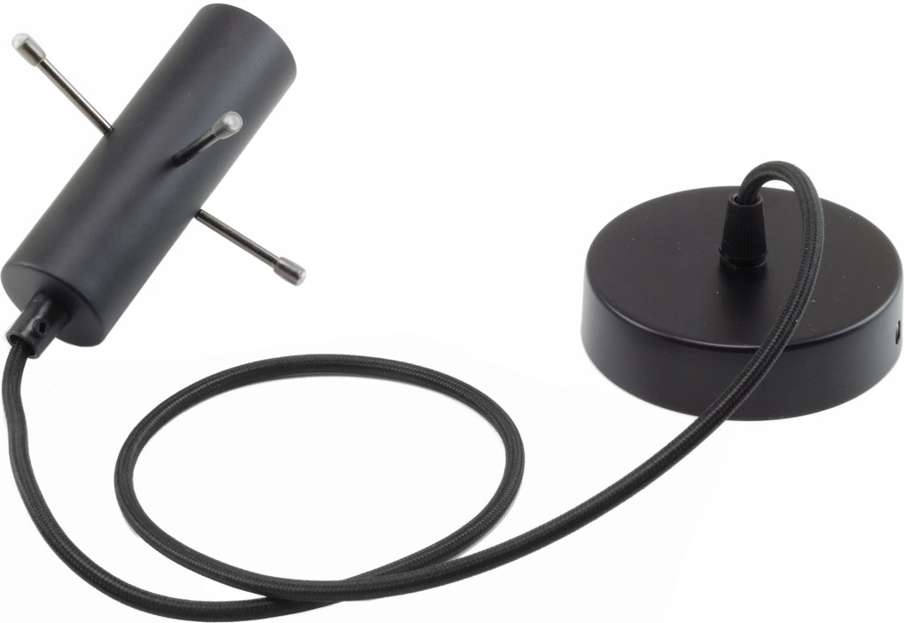 fekete lámpaernyőhöz fekete függeszték foglalat üveg lámpabúrához. loft retro