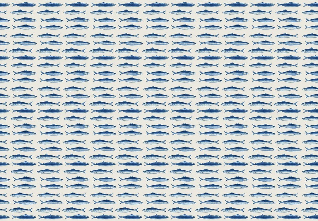 Fotótapéta - Kék halak (147x102 cm)