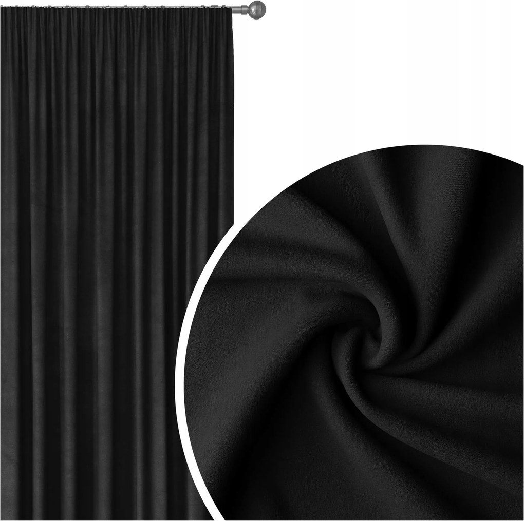 Sötétítő Függöny Velúr Velvet 140X250 Szalag