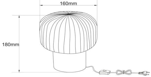 Lucide 78595/01/02 - Asztali lámpa JANY 1xE14/25W/230V arany