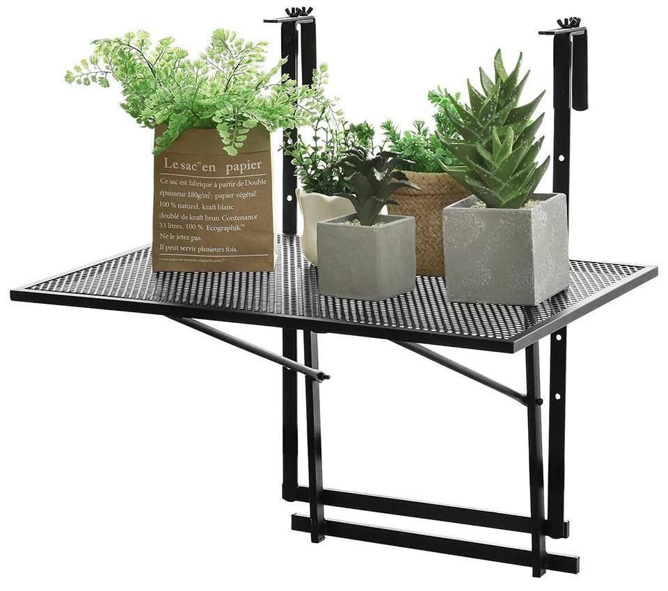 Felakasztható összecsukható asztal