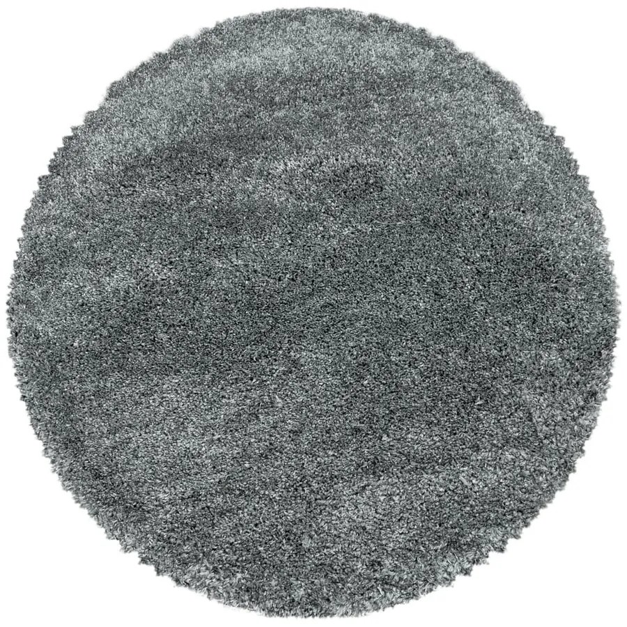 Szürke kerek szőnyeg ø 80 cm Fluffy – Ayyildiz Carpets