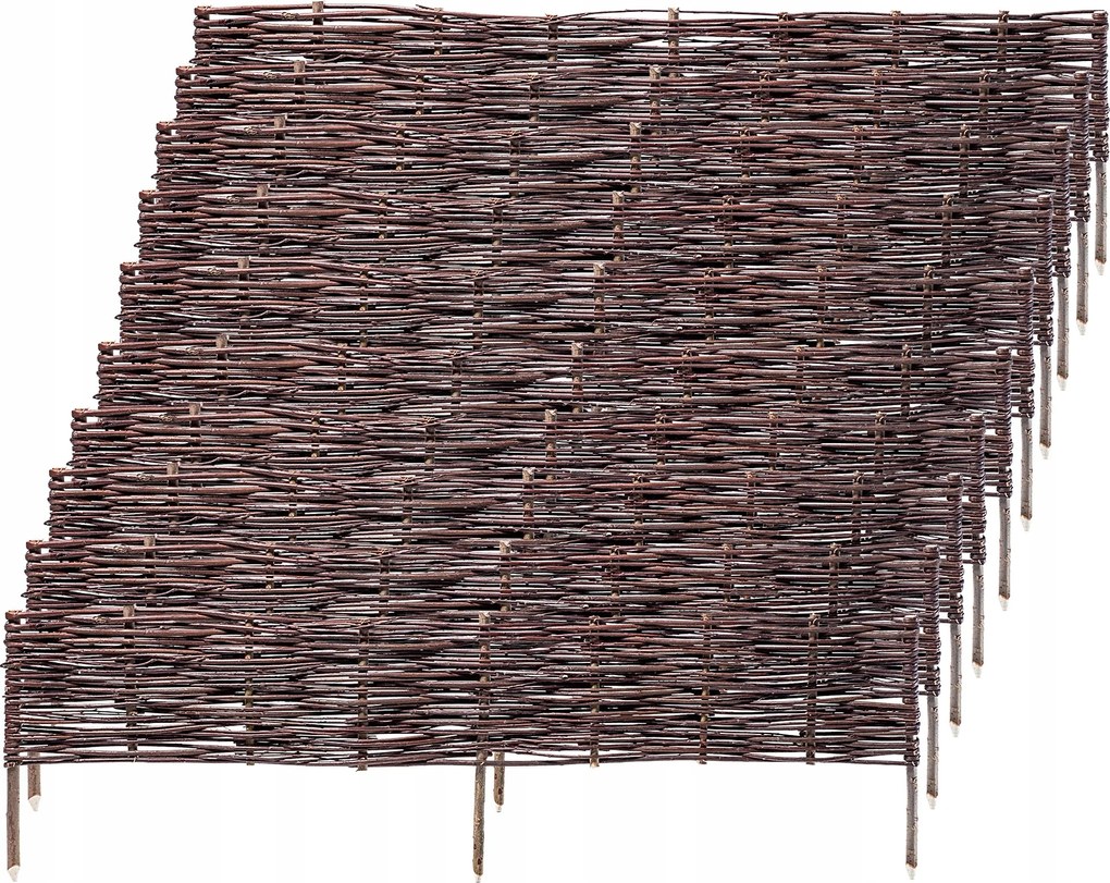 Kerti Rózsafa 120x30cm Fonott Kerítés 10db