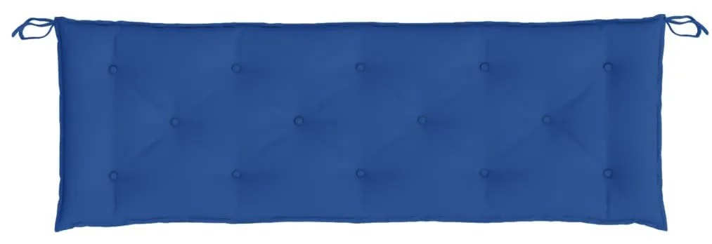 2 db kék oxford szövet kerti padpárna 150 x 50 x 7 cm