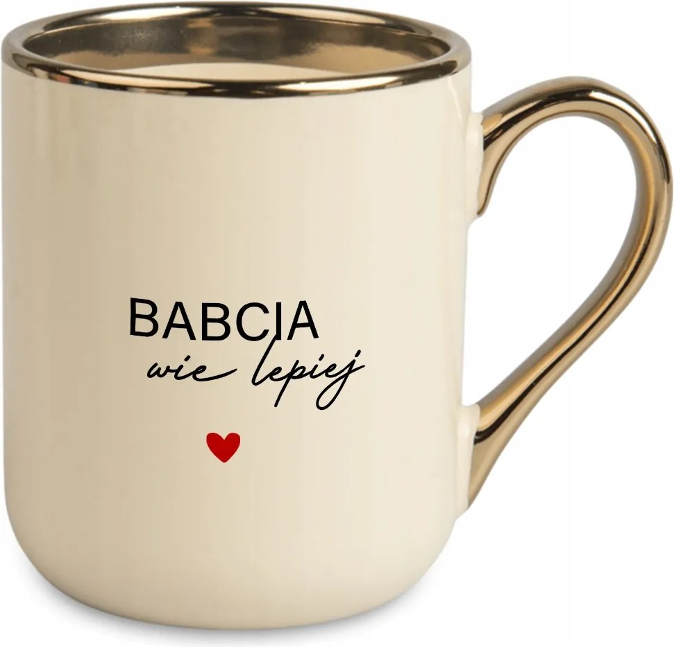 Tökéletes Ajándék Nagymama Napjára Bögre Nagymama Jobban Tudja Gyönyörű Arany Felirat