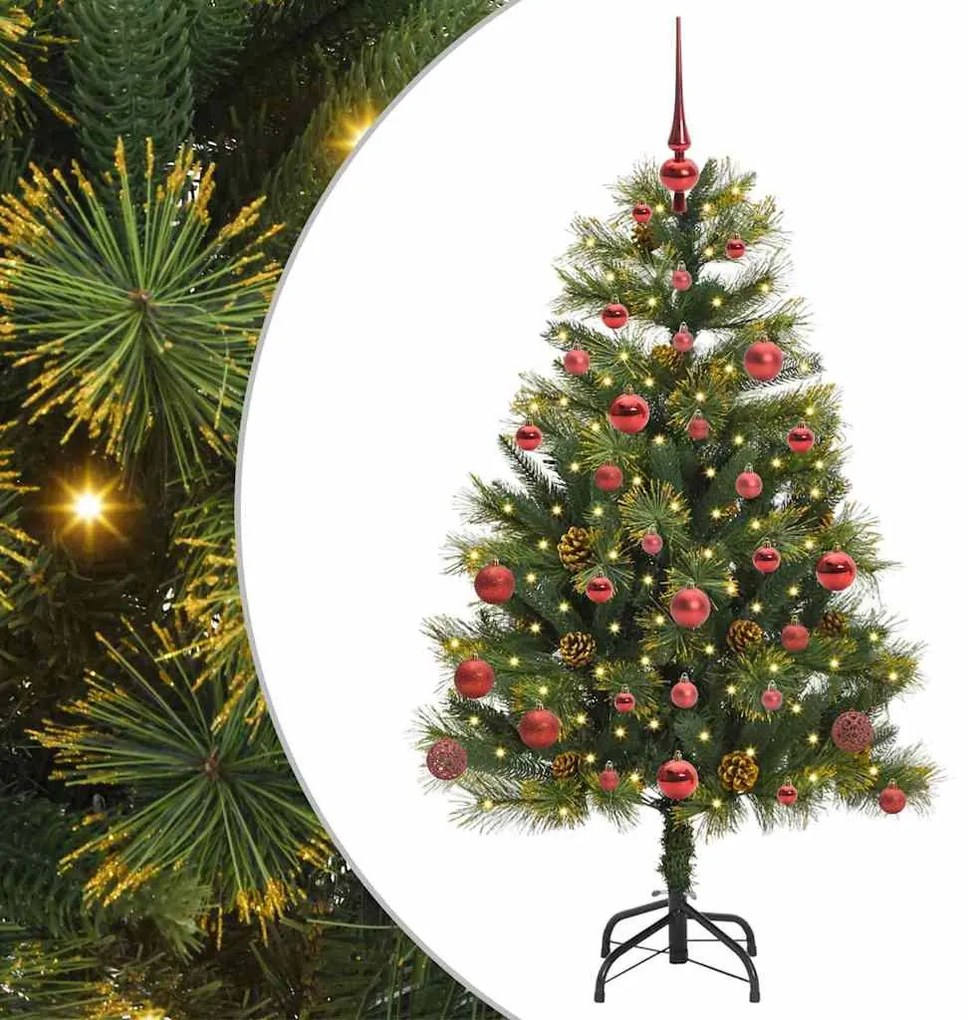 Műanyag Hajtogatós Karácsonyfa Tojásokkal Zöld 150 cm