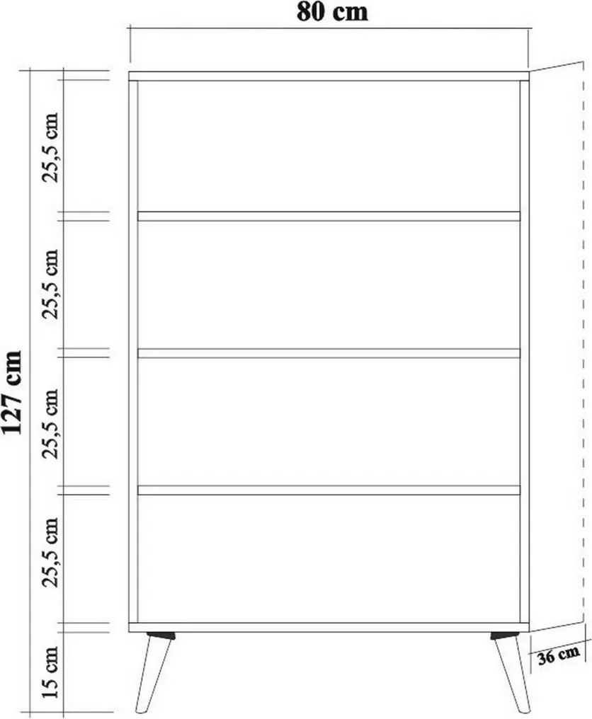 Mega Sonoma Oak Cubes szekrény