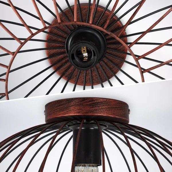 B.K. Licht 1471 - Csillár RETRO 1xE27/40W/230V réz