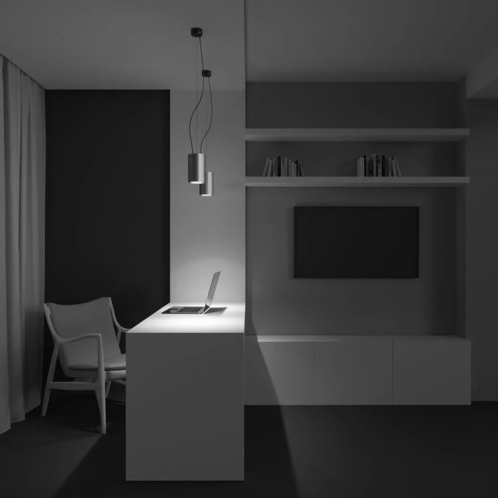 MAYTONI P089PL-33W3K-MG EFIR Hengeres Függesztett Lámpa Matt Arany LED IP20