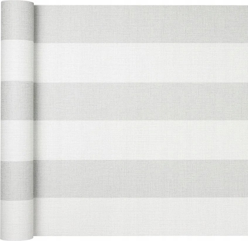 Vászon tapéta elegáns Szürke Csíkokkal