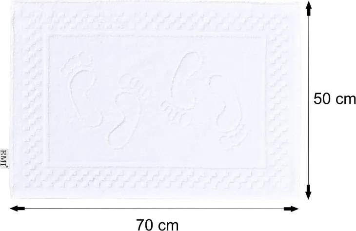 EMI fehér fürdőszoba szőnyeg