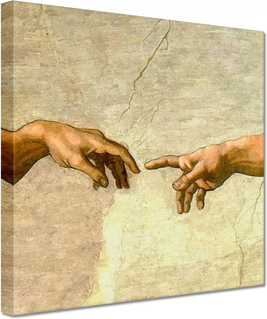 Festmények 20x20 Ádám teremtése