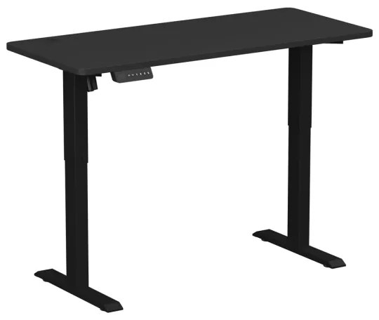 Állítható magasságú asztal LEVANO 140x60 cm fekete