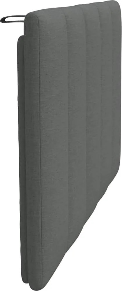 sötétszürke szövet fejtámla párna Hanko 90 cm