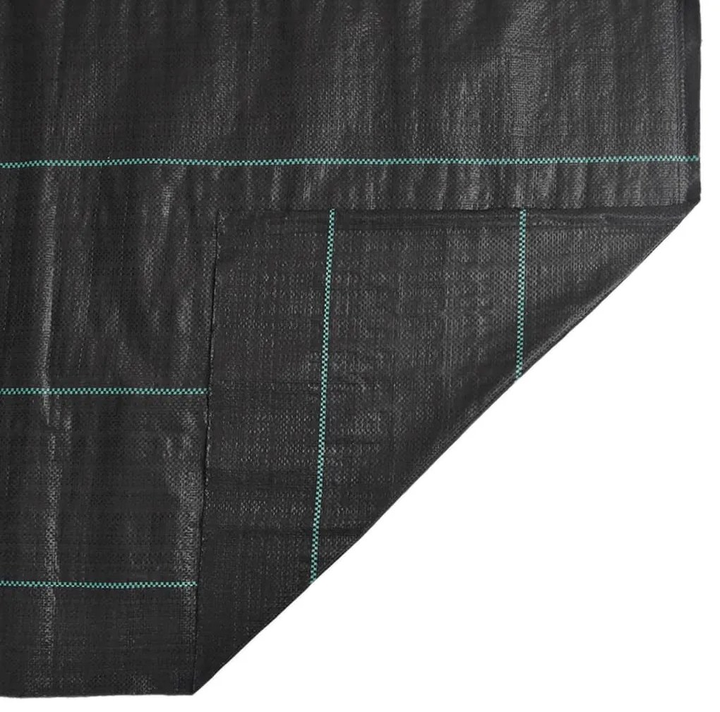 fekete PP talajtakaró membrán 4x50 m