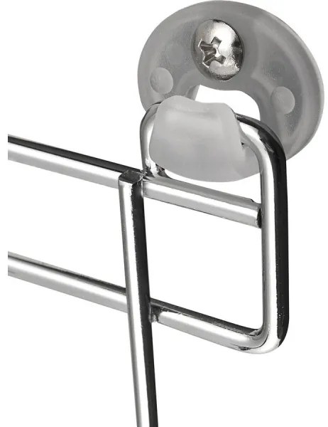 Aqualine - Háromszintes zuhany fali polc KRÓM LINE fényezett króm