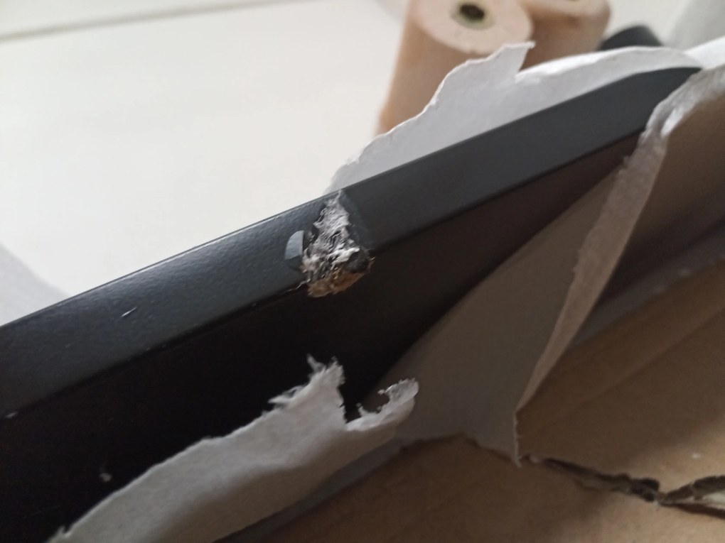 AKCIÓ Fekete étkezőasztal BERGEN 120x80 cm II. osztály