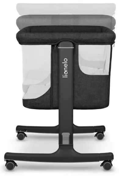 Lionelo - AURORA 3 az 1-ben babaágy, fekete