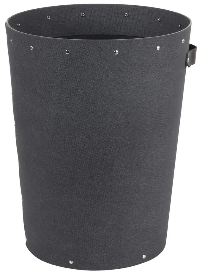 Fekete irodai szemetes Aries Canvas Paper Laminate – Bigso