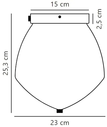 Nordlux - Mennyezeti lámpa ORBIFORM 1xE27/40W/230V arany