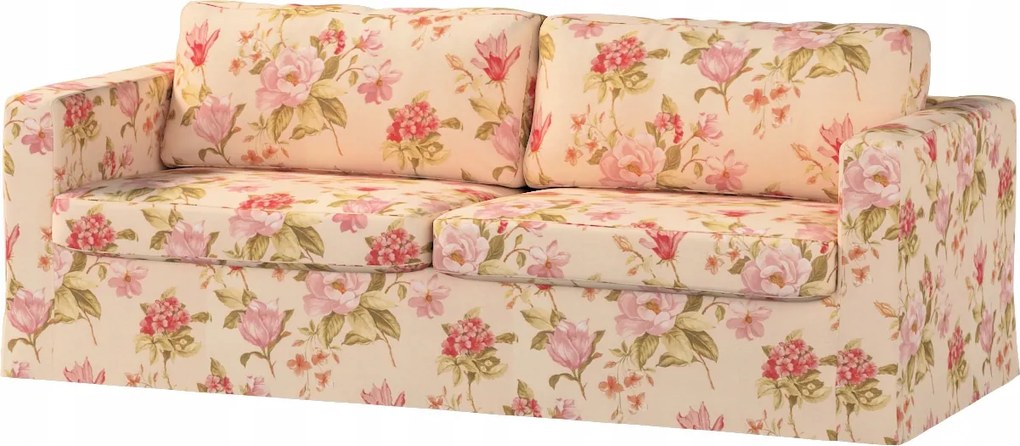 Karlstad 3 személyes kinyitható kanapé huzat Ikea rózsaszín
