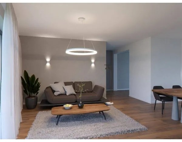 LED2 - LED Kültéri fali lámpa FLAT 2xLED/3W/230V IP65 fehér