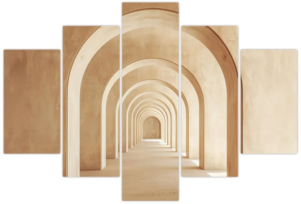 Kép - Bézs átjáró (150x105 cm)