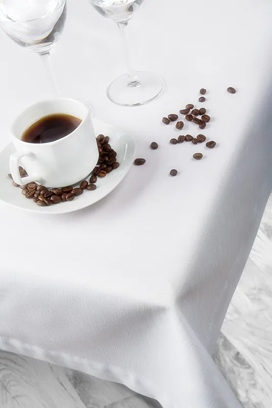 Elegáns Fehér Abrosz Foltálló 140x240