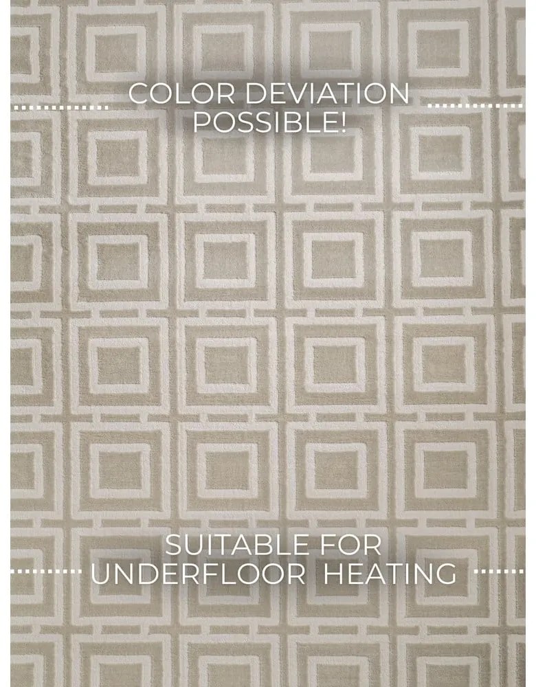 Krémszínű szőnyeg 120x170 cm Perles Howlite – Elle Decoration