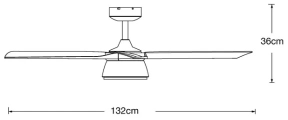 Lucci air 513072 - LED Dimmelhető ventilátor LED/18W/230V 3000/4000/6000K + távirányító