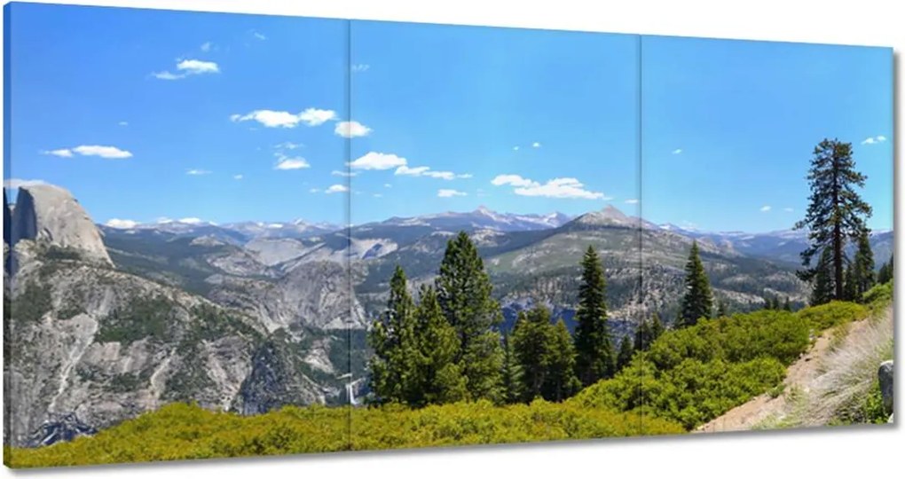 Festmények 180x90 Hegyi tájkép Panoráma