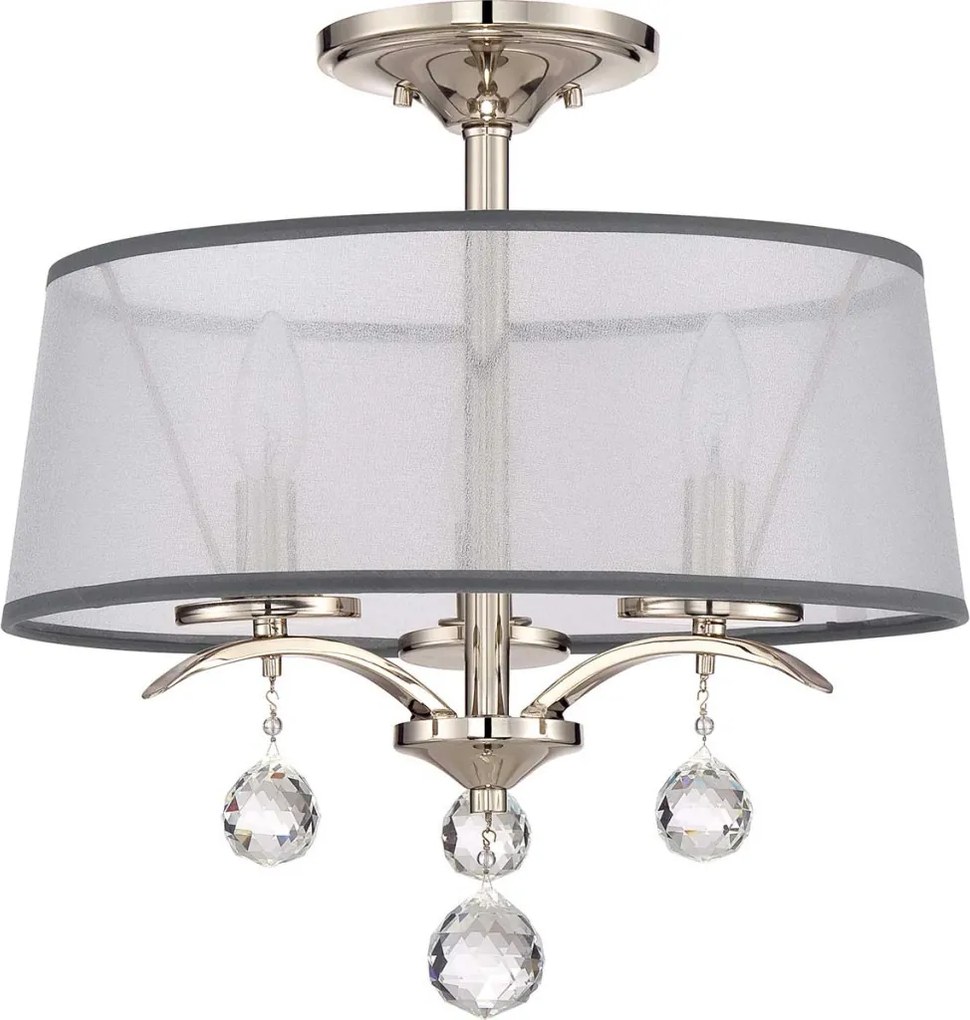 Quoizel WHITNEY QZ-WHITNEY-SF Plafonlámpa 3x40W/E14