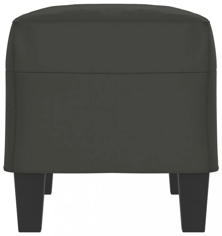 sötétszürke mikroszálas szövet pad 70 x 35 x 41 cm