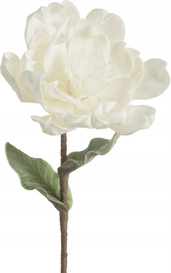 Dekoratív művirág 68 cm fehér, habszivacs