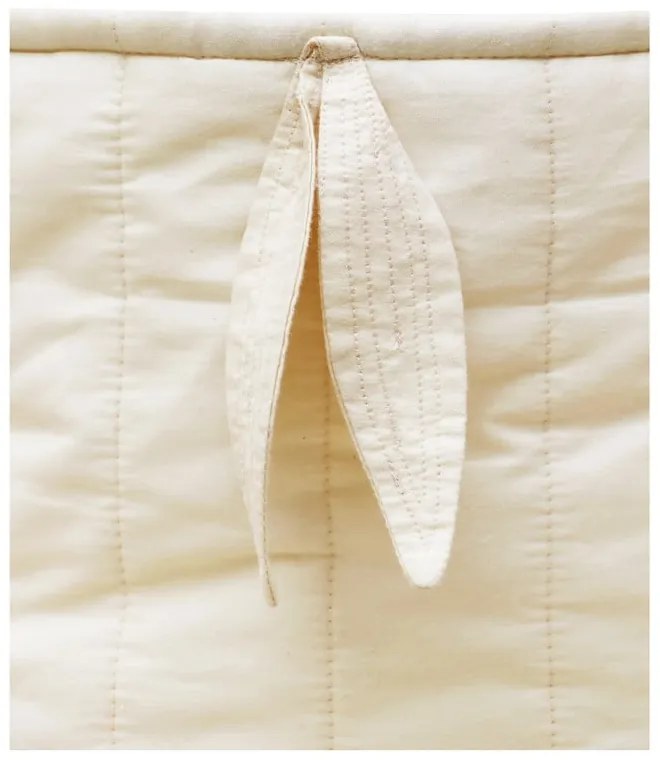 Krémszínű textil gyerek tárolódoboz szett 2 db-os ø 30x20 cm Bambie Natural – Lorena Canals