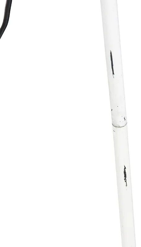 Rusztikus állólámpa háromlábú bambusz fehérrel - Canna Diamond