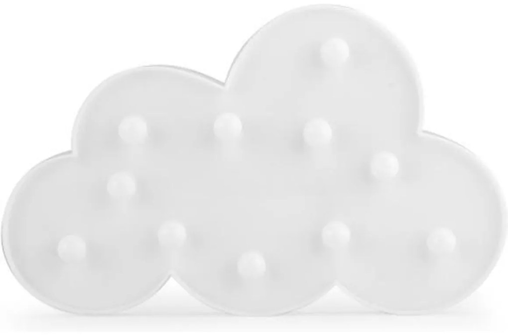 LED gyereklámpa CLOUD, 29,5 cm